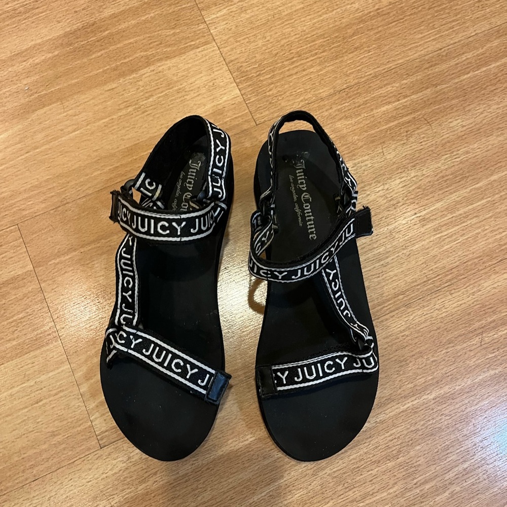 Juicy Couture Black Platform Sandals